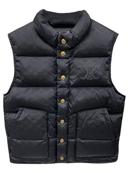 Trion Pro Go Down Padded Vest Black Women s Jacket 271099 - CELINE - BALAAN 1