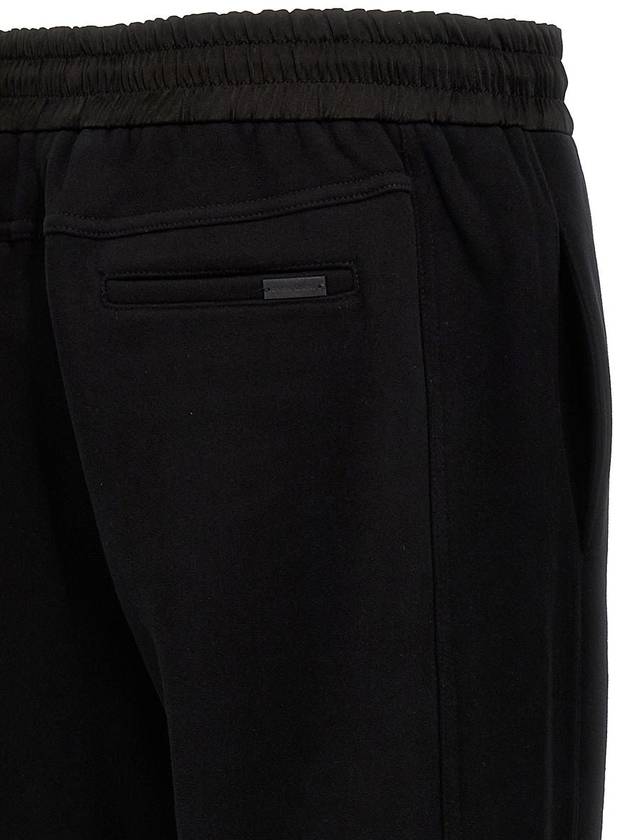 Molleton Doux Gots Track Pants Black - SAINT LAURENT - BALAAN 5