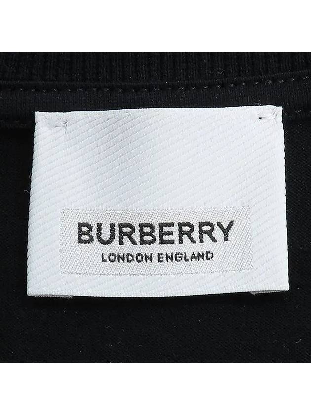 8049568 Black cotton bear print men s short sleeve t shirt XS size - BURBERRY - BALAAN 4