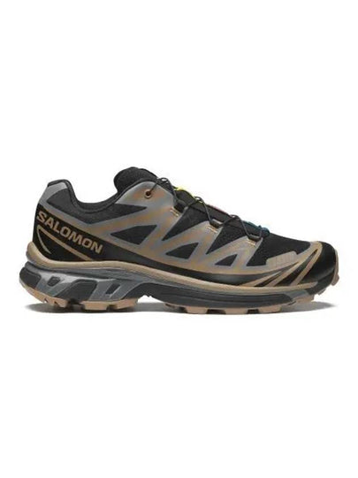 XT 6 Low Top Sneakers Black Portabella Pewter - SALOMON - BALAAN 2