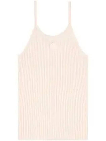 SRHWC Ribbed Sleeveless Cream - SPORTY & RICH - BALAAN 1