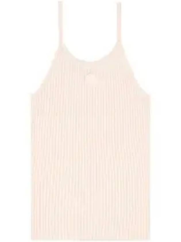 SRHWC Ribbed Sleeveless Cream - SPORTY & RICH - BALAAN 1