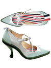 Resin Inlay Wingtip Thom John Pumps Blue - THOM BROWNE - BALAAN 2