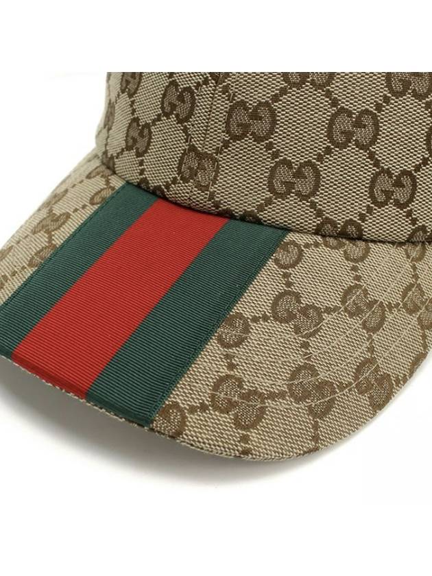 Original GG Base Ball Cap Beige Ebony - GUCCI - BALAAN 7