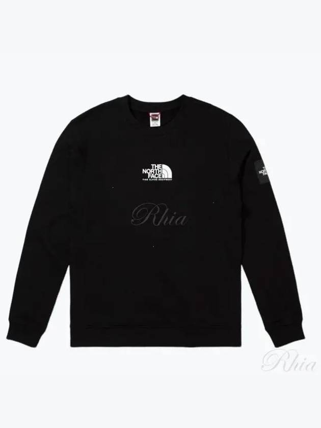 Men's Seasonal Fine Crew Long Sleeve T-Shirt Black - THE NORTH FACE - BALAAN 2