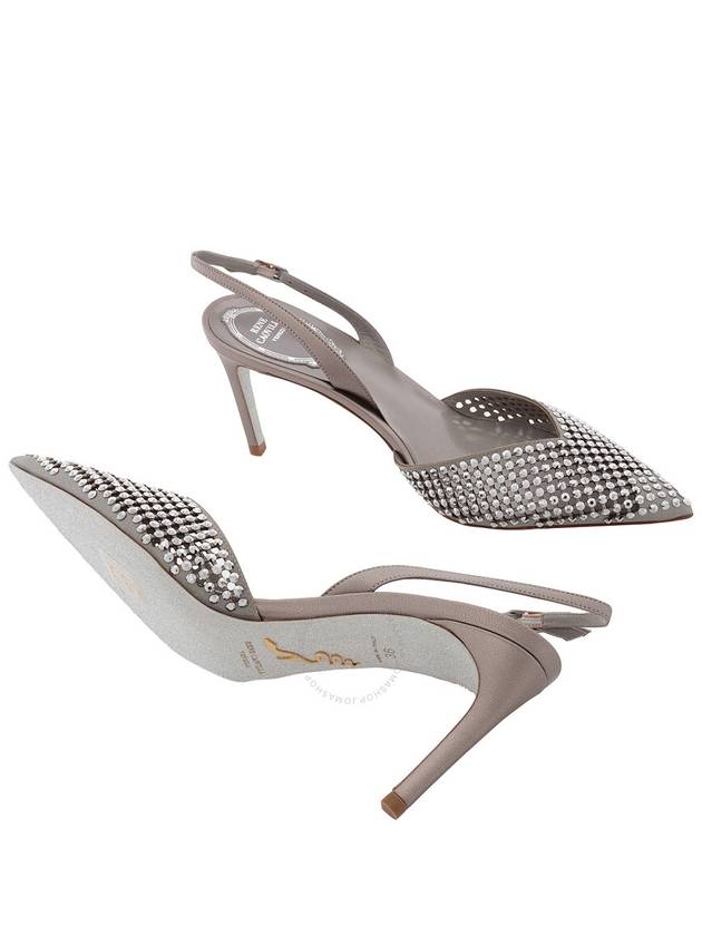 Rene Caovilla Ladies Ginger Crystal 80 Slingback Pumps, Brand Size 36 ( US Size 6 ) - RENE CAOVILLA - BALAAN 2