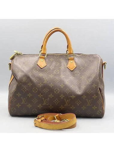 M40392 Monogram Canvas Bandouli re Speedy 35 Tote Bag Shoulder Strap 2WAY - LOUIS VUITTON - BALAAN 1