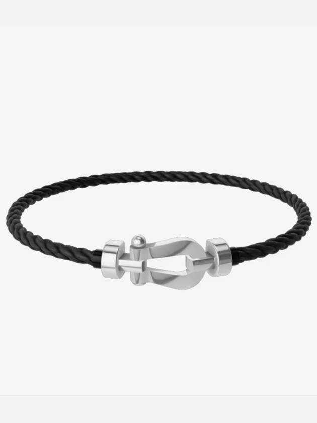 Force Ten Bracelet Medium Model White Gold Black Men 10 - FRED - BALAAN 2