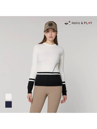 Casual Round Neck SweaterHD1WSW003 - HOLIC&PLAY - BALAAN 1