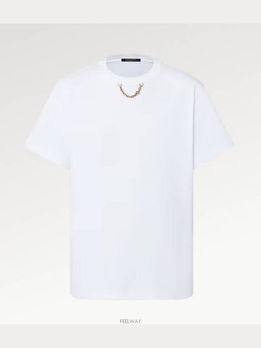 1AFDKP Chain Detail T Shirt Short Sleeve - LOUIS VUITTON - BALAAN 1