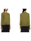 Bea Logo Cardigan Green - VIVIENNE WESTWOOD - BALAAN 8