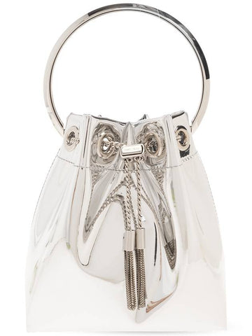 Jimmy Choo ‘Bon Bon’ Bucket Shoulder Bag, Women's, Silver - JIMMY CHOO - BALAAN 1