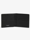 Monogram East West Halfwallet Black - SAINT LAURENT - BALAAN.