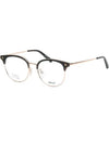 Glasses frame BY5049D 005 round Asian fit lower gold frame fashion - BALLY - BALAAN 7