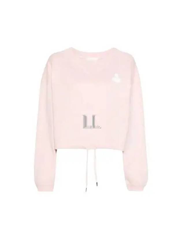 Margo Logo Crop Sweatshirt Rose - ISABEL MARANT - BALAAN 2