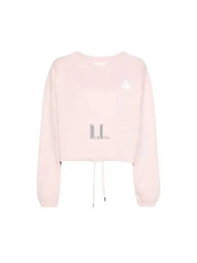 Margo Logo Crop Sweatshirt Rose - ISABEL MARANT - BALAAN 2