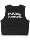 MALBON GLO GANG PUFFER VEST BLACK - MALBON GOLF - BALAAN 2