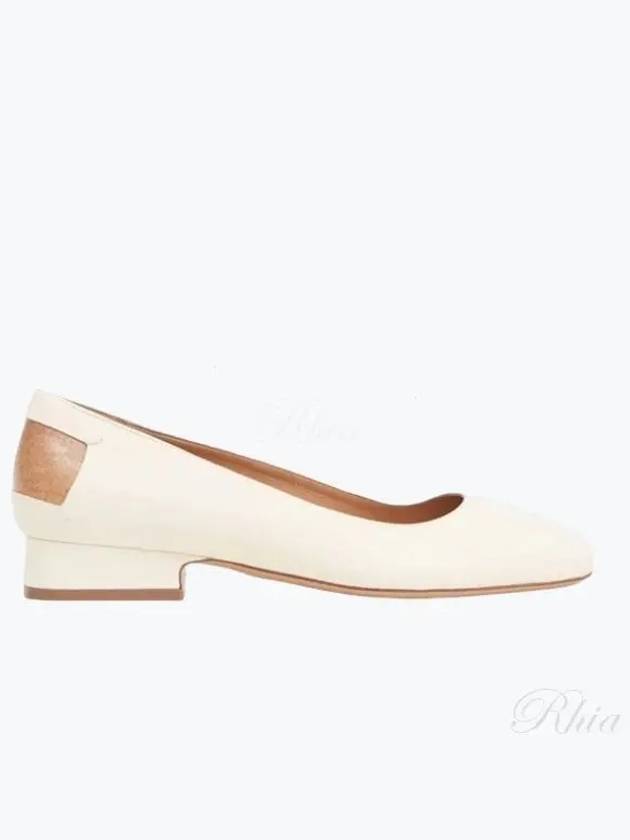 4 Stitches Square Toe Flat White - MAISON MARGIELA - BALAAN 2