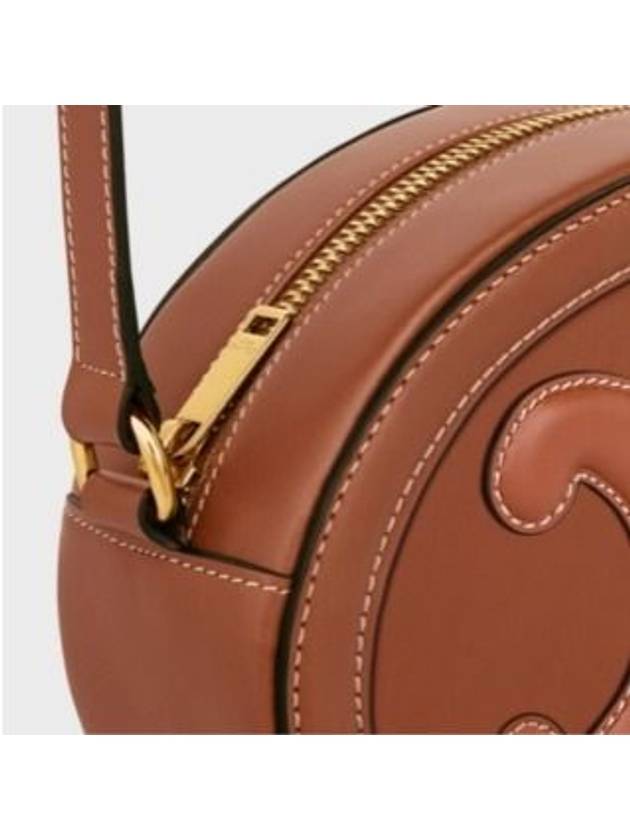 Cuir Triomphe Calfskin Cross Bag Tan - CELINE - BALAAN 4