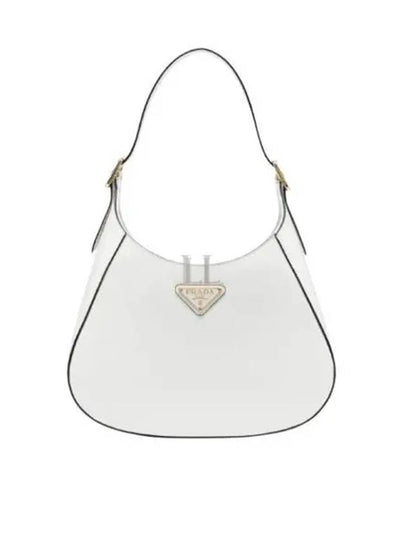 Medium Leather Shoulder Bag White - PRADA - BALAAN 2