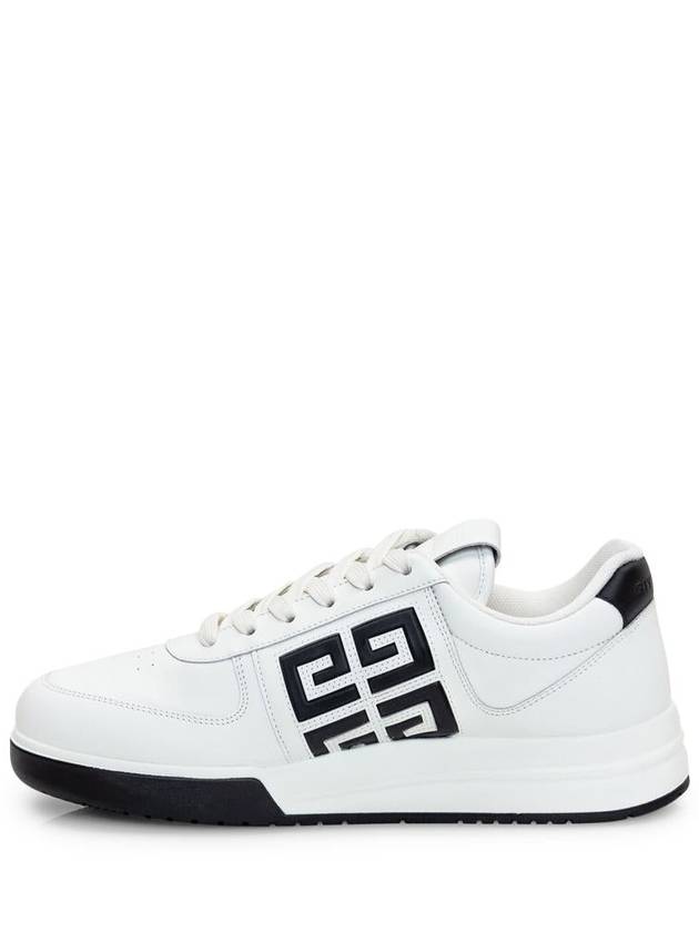 G4 Logo Calfskin Low-Top Sneakers Black White - GIVENCHY - BALAAN 5