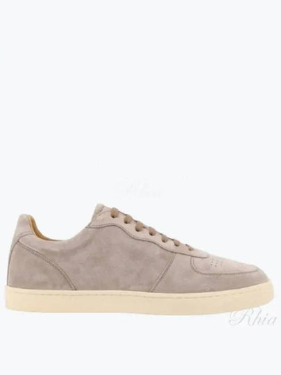 Suede Low Top Sneakers Beige - BRUNELLO CUCINELLI - BALAAN 2