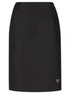 Re-nylon Pencil Skirt Black - PRADA - BALAAN 2