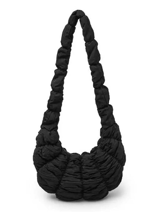 Ripple Crossbody Bag Black - COS - BALAAN 1