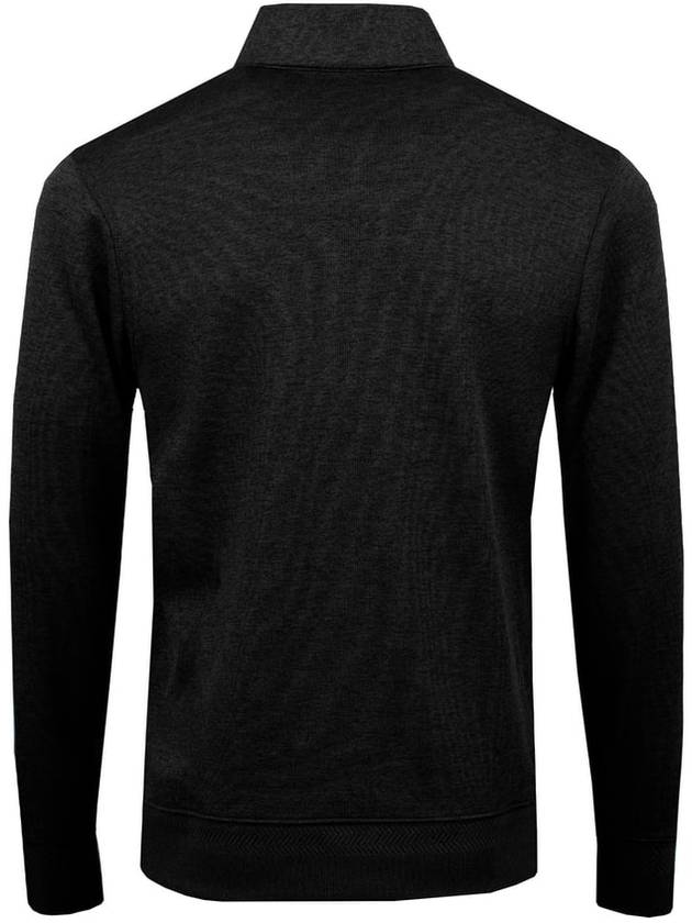 Men's Golf Dri Fit Player Half Zip Long Sleeve T-Shirt Black - NIKE - BALAAN 3