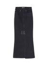 Maxi H-Line Skirt Black - BALENCIAGA - BALAAN 2