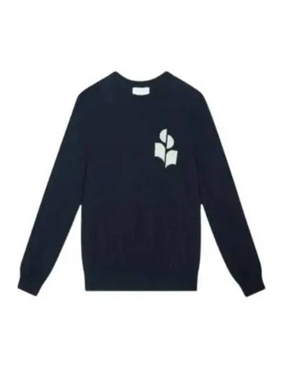 Evans Logo Crew Neck Knit Top Naver - ISABEL MARANT - BALAAN 2