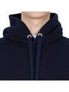 Label Hoodie Navy - AMI - BALAAN 6