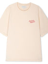 Women s Logo Fresh Cotton Short Sleeve T Shirt MW00126KJ0119 FC - MAISON KITSUNE - BALAAN 3