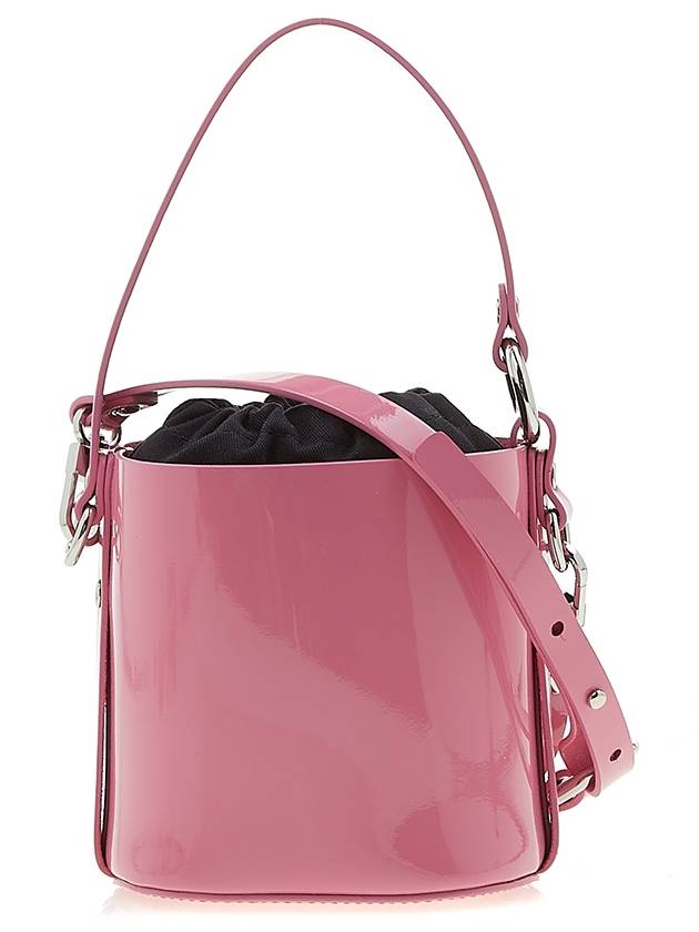 Daisy ORB Logo Leather Bucket Bag Pink Silver Medal - VIVIENNE WESTWOOD - BALAAN 4