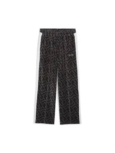 Squid Game T7 Iconic Straight Track Pants Black 627429 01 - PUMA - BALAAN 1