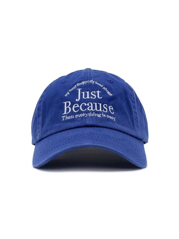 JUST BECAUSE WASHED BALL CAP ROY - POLYGRAM - BALAAN 5