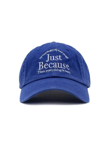 JUST BECAUSE WASHED BALL CAP ROY - POLYGRAM - BALAAN 1