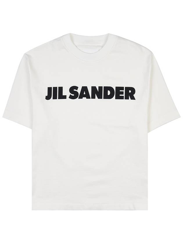 Logo T-Shirt Porcelain - JIL SANDER - BALAAN 9