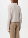 Aloa Ribbed Knit Top Beige - MAX MARA - BALAAN 3