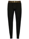 Jersey Long Tights Leggings Black - VERSACE - BALAAN 1