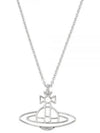 Thin Lines Flat ORB Necklace Silver - VIVIENNE WESTWOOD - BALAAN 2