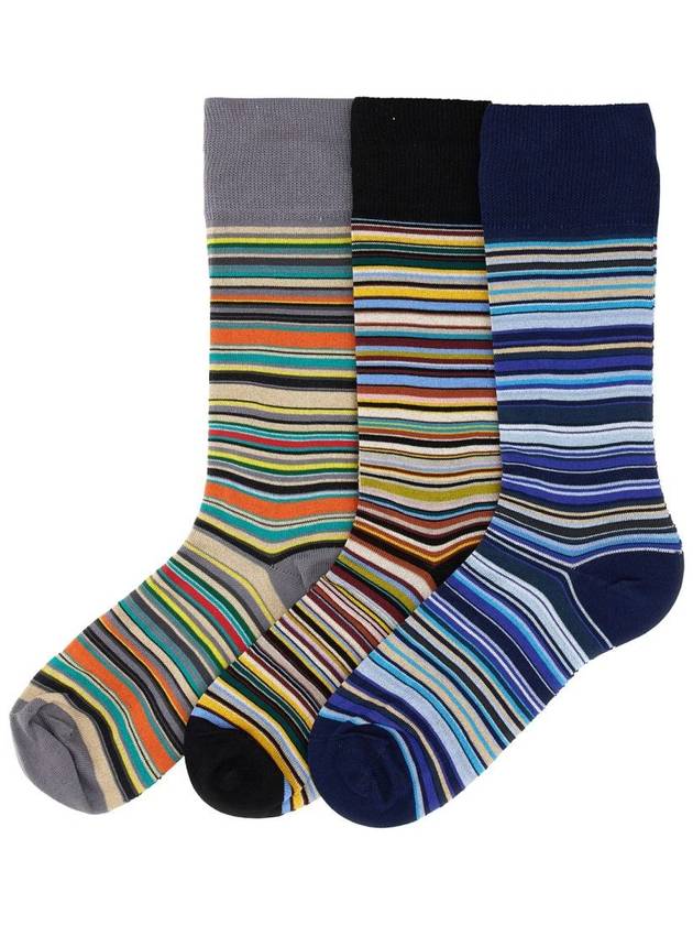 Signature Striped Socks 3 Pack - PAUL SMITH - BALAAN 5