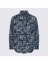 All Over Monogram Denim Jacket Blue - FENDI - BALAAN 1