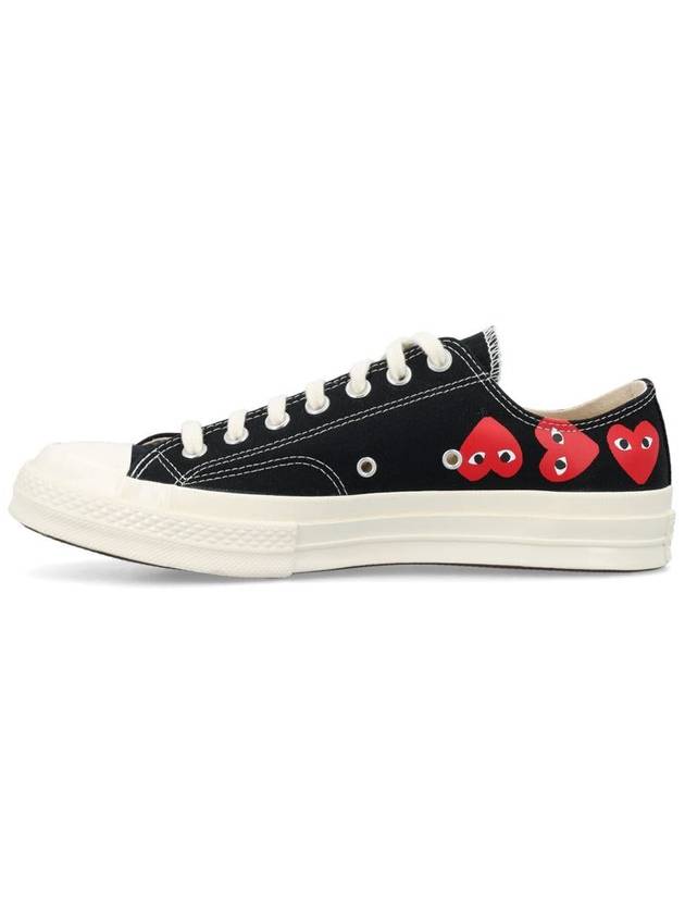 Comme Des Garçons Play X Converse Multi Heart Low Top - COMME DES GARCONS PLAY - BALAAN 3