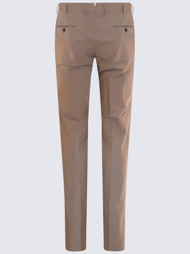 Pt Torino Tobacco Cotton Pants - PT TORINO - BALAAN 2