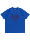 RETRO HEART T SHIRTS OCEAN BLUE - POLYGRAM - BALAAN 3