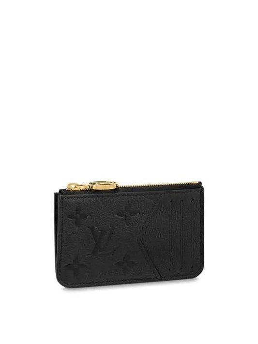 Romy Monogram Leather Card Wallet Black - LOUIS VUITTON - BALAAN 2