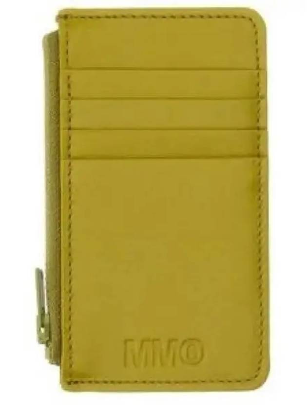 Small Zipper Calf Leather Card Wallet Green - MAISON MARGIELA - BALAAN 2