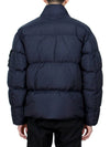 Garment Dyed Crinkle Reps Down Padding Navy - STONE ISLAND - BALAAN 6