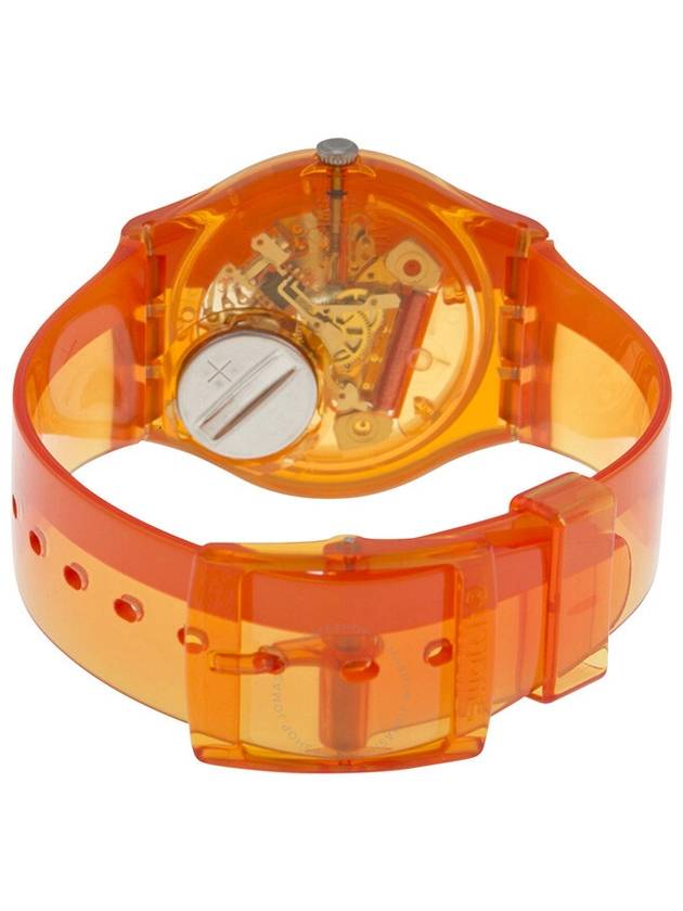 Swatch Bloody Orange Skeleton Dial Orange Plastic Unisex Watch GO116 - SWATCH - BALAAN 3